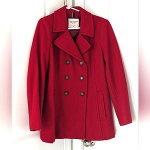 Tommy Hilfiger Classic Red Peacoat